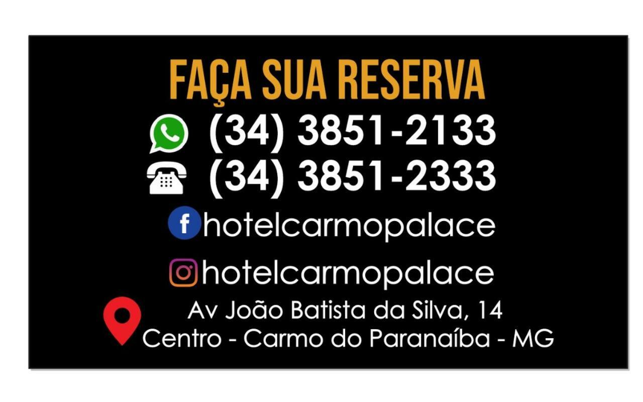 Hotel Carmo Palace Carmo do Paranaiba Екстер'єр фото